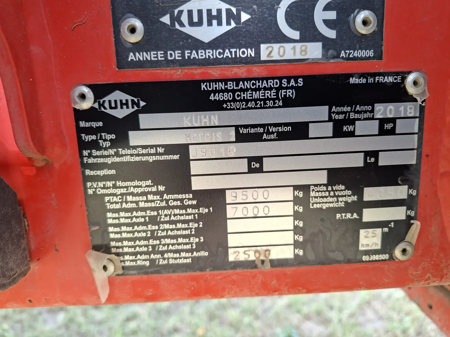 Kuhn 1402 Spuit 33 mtr met GPS & Garantie tot 2026