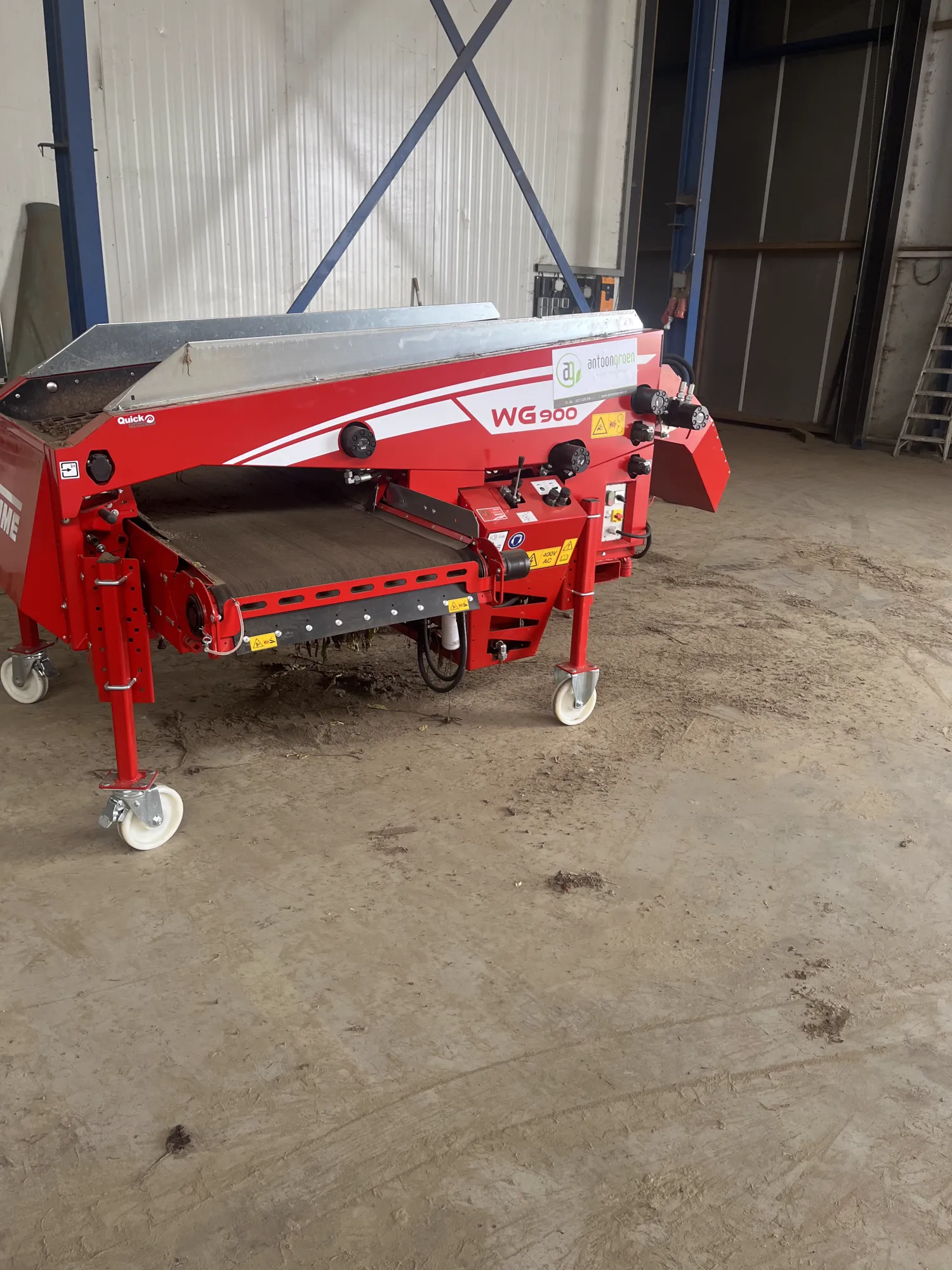 Grimme WG 900 voorsorteerder huren met diverse maten