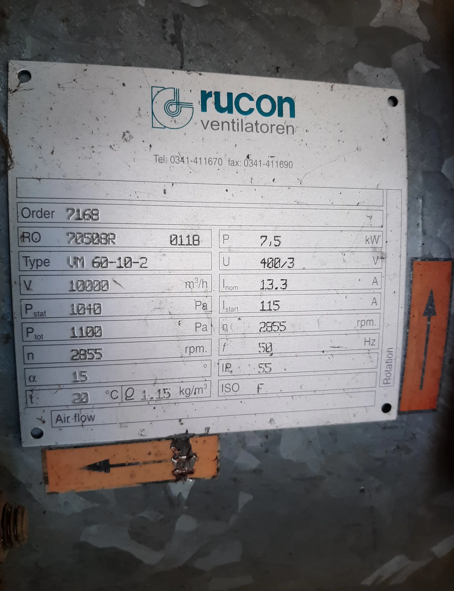 Ventilatoren 7,5kW - Hoge Capaciteit | Diameter 70cm