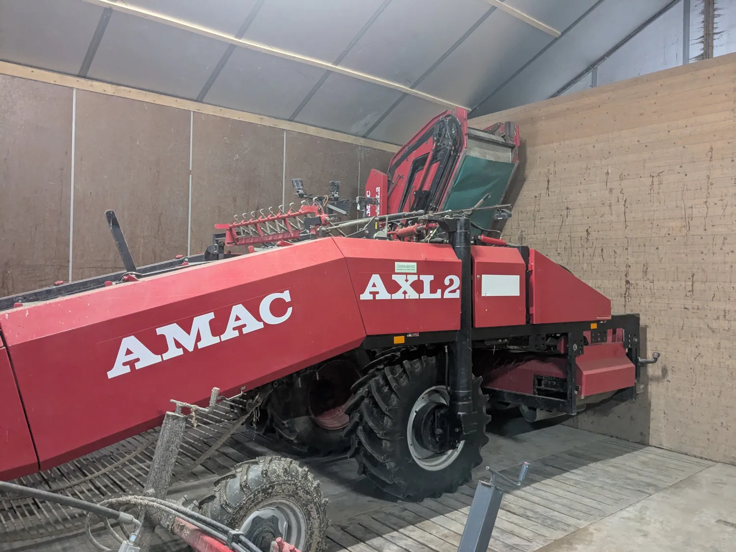 Amac Onion Harvester for Sale - Excellent Condition