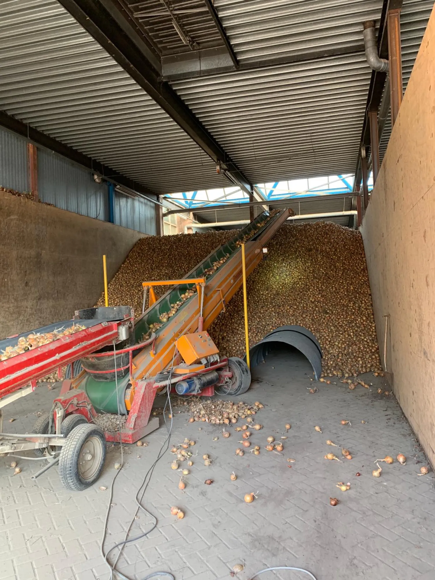Opslagruimte voor uien/aardappelen te huur