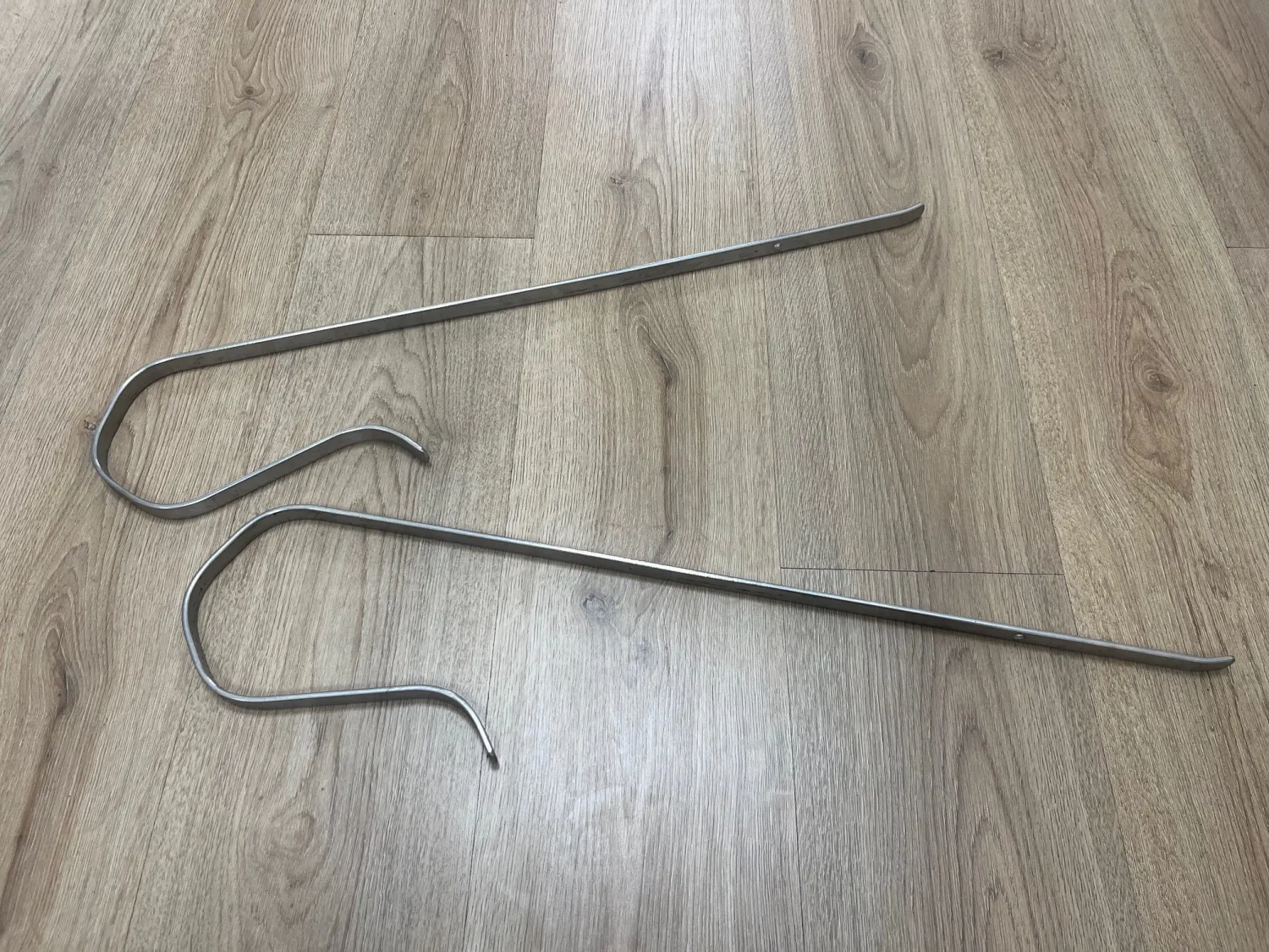 RVS Wandfolie Klemmen 70cm - Nieuw en Verend