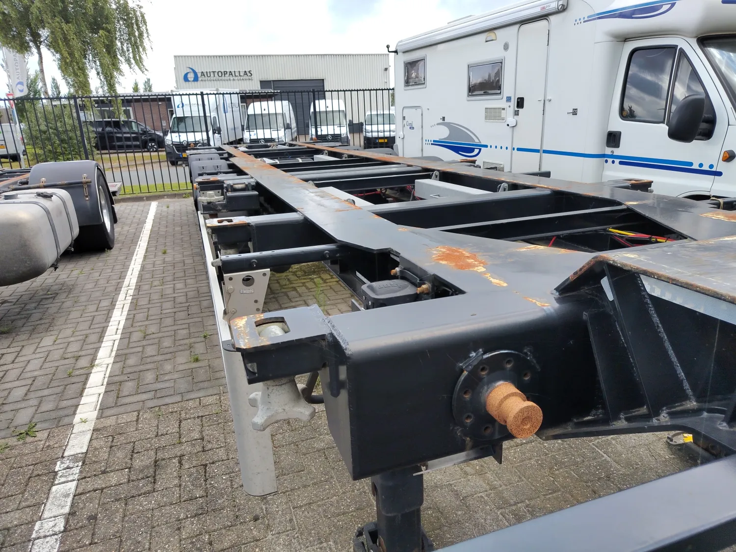 Groenewegen Container Chassis - 4 Assen, Liftas, ABS