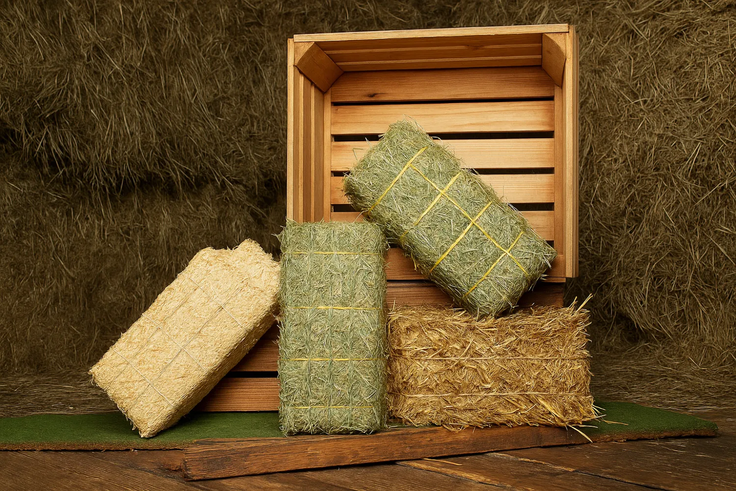 Premium Horse Hay from Brittany | Low Dust & Low Sugar