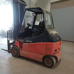 Linde E30 Forklift, 2004, 6.40m Mast, Side Shift