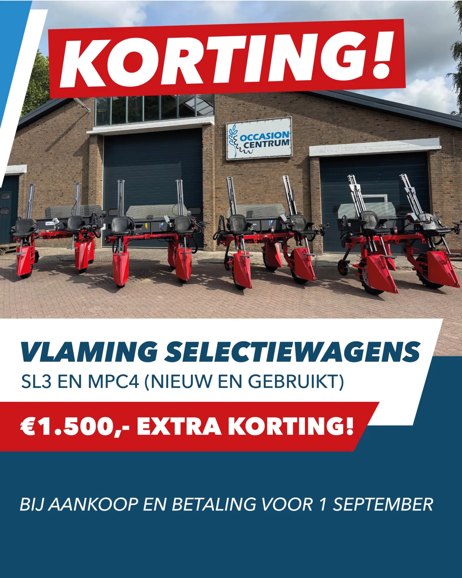 Selectie tweedehands landbouwmachines met korting!