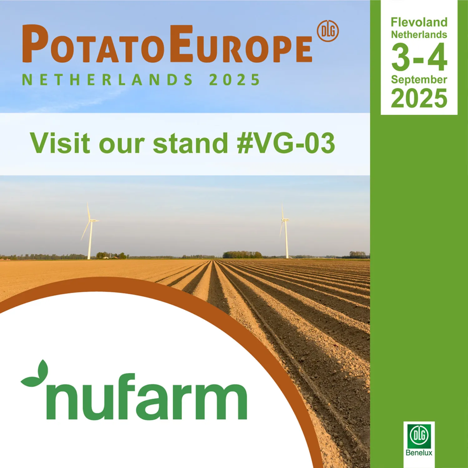 Nufarm στην Potato Europe 2025: Καινοτομίες στην πατάτα