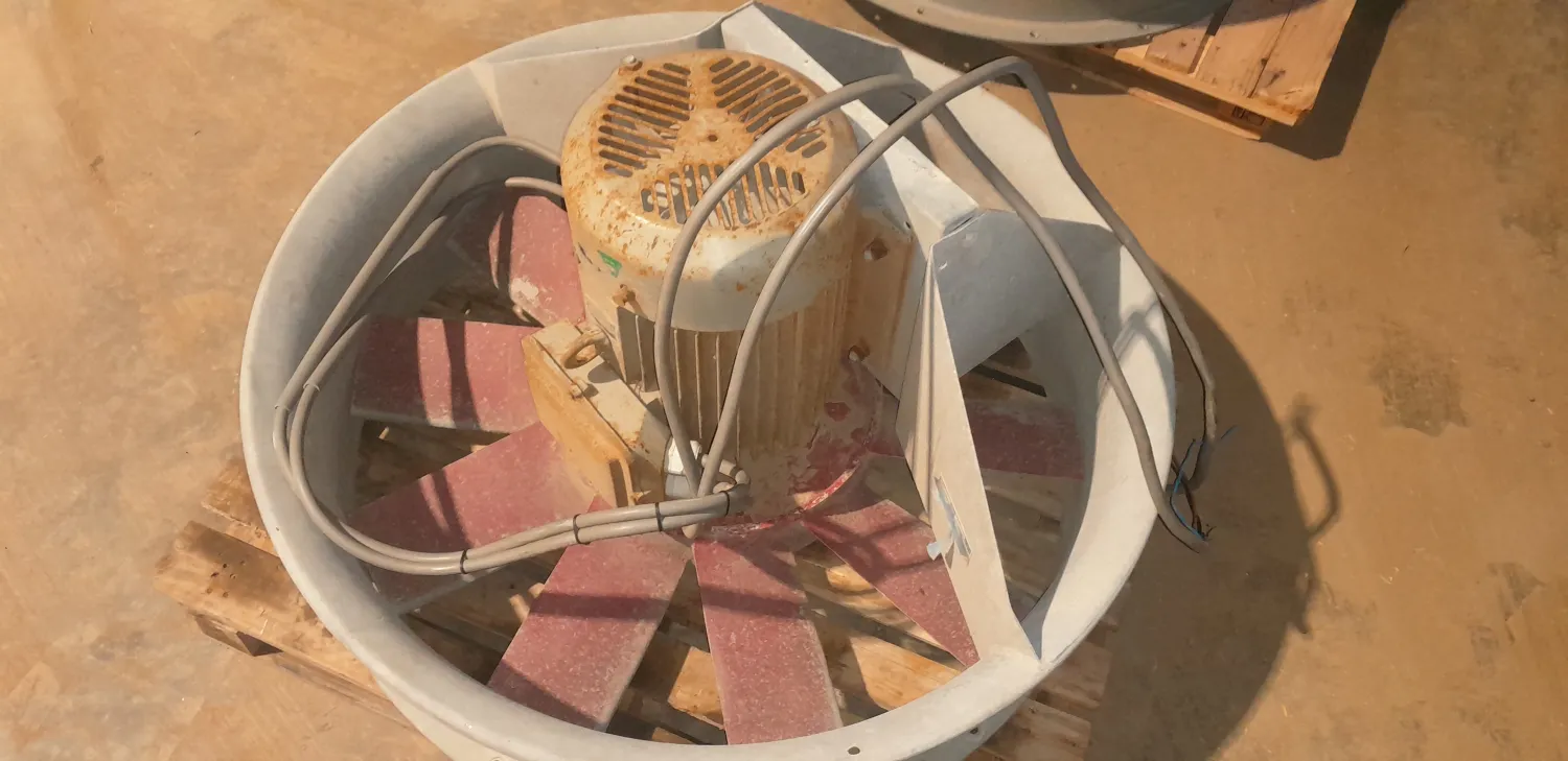 11kW Fans, 1m Diameter with Sound-Absorbing Air Duct