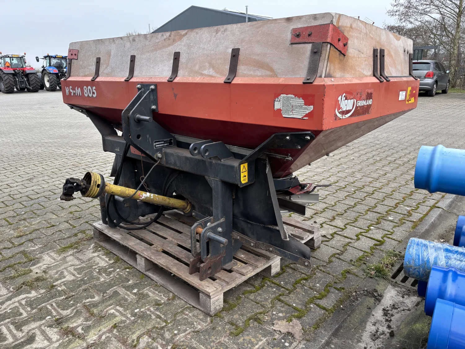 Vicon RS-M 805 Kunstmeststrooier - Dubbele Schijven