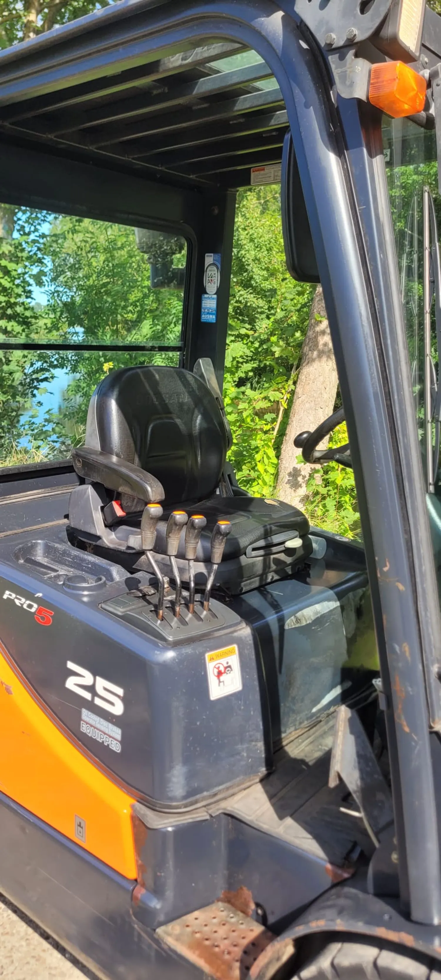 Doosan D25s Heftruck 2012, Weinig Uren