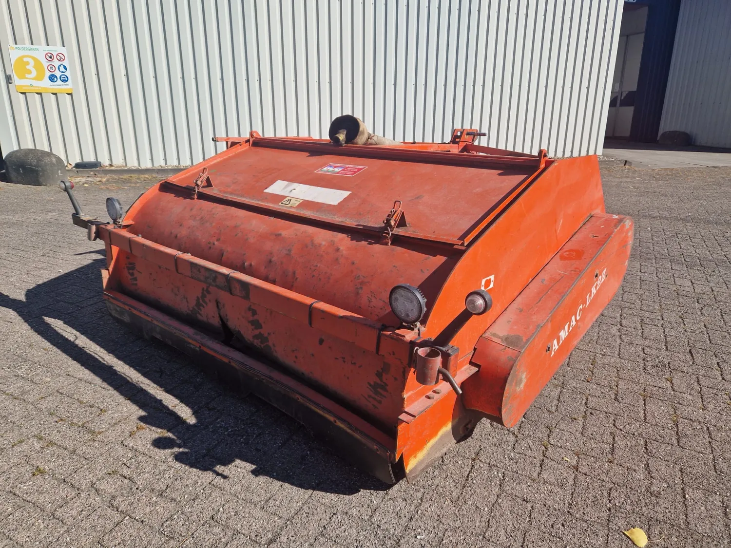 Amac LK2Z Loofklapper | 2-Rijig, Zijafvoer | Perfecte Staat