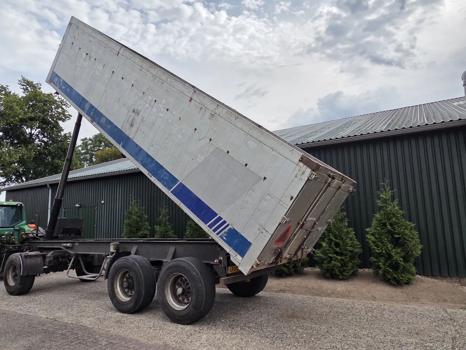 Floor Transport Wagon - Aluminum Bin - Hydraulic Brake