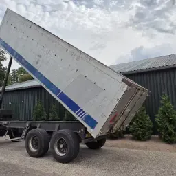 Floor Transport Wagon - Aluminum Bin - Hydraulic Brake