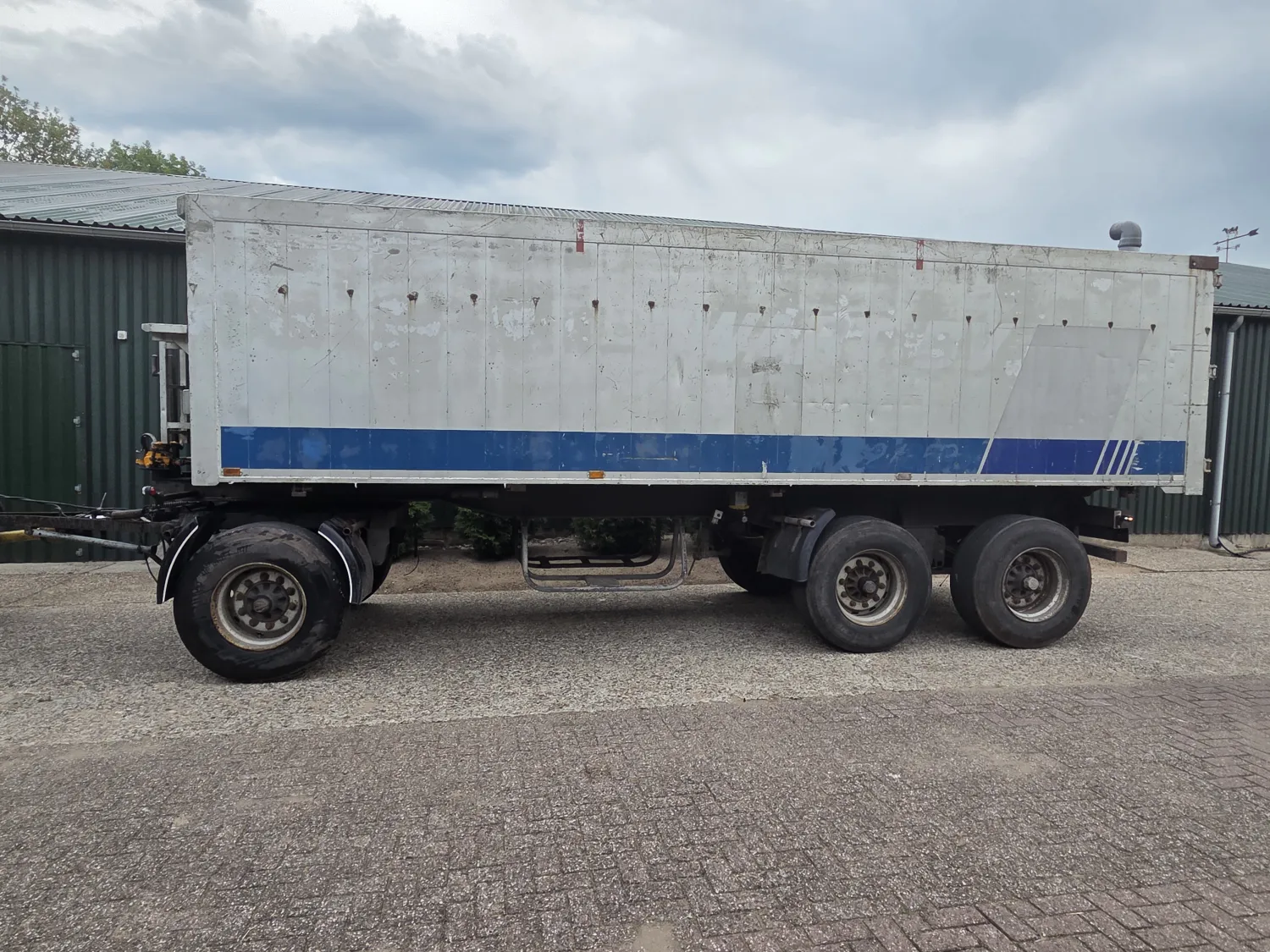 Floor Transport Wagon - Aluminum Bin - Hydraulic Brake