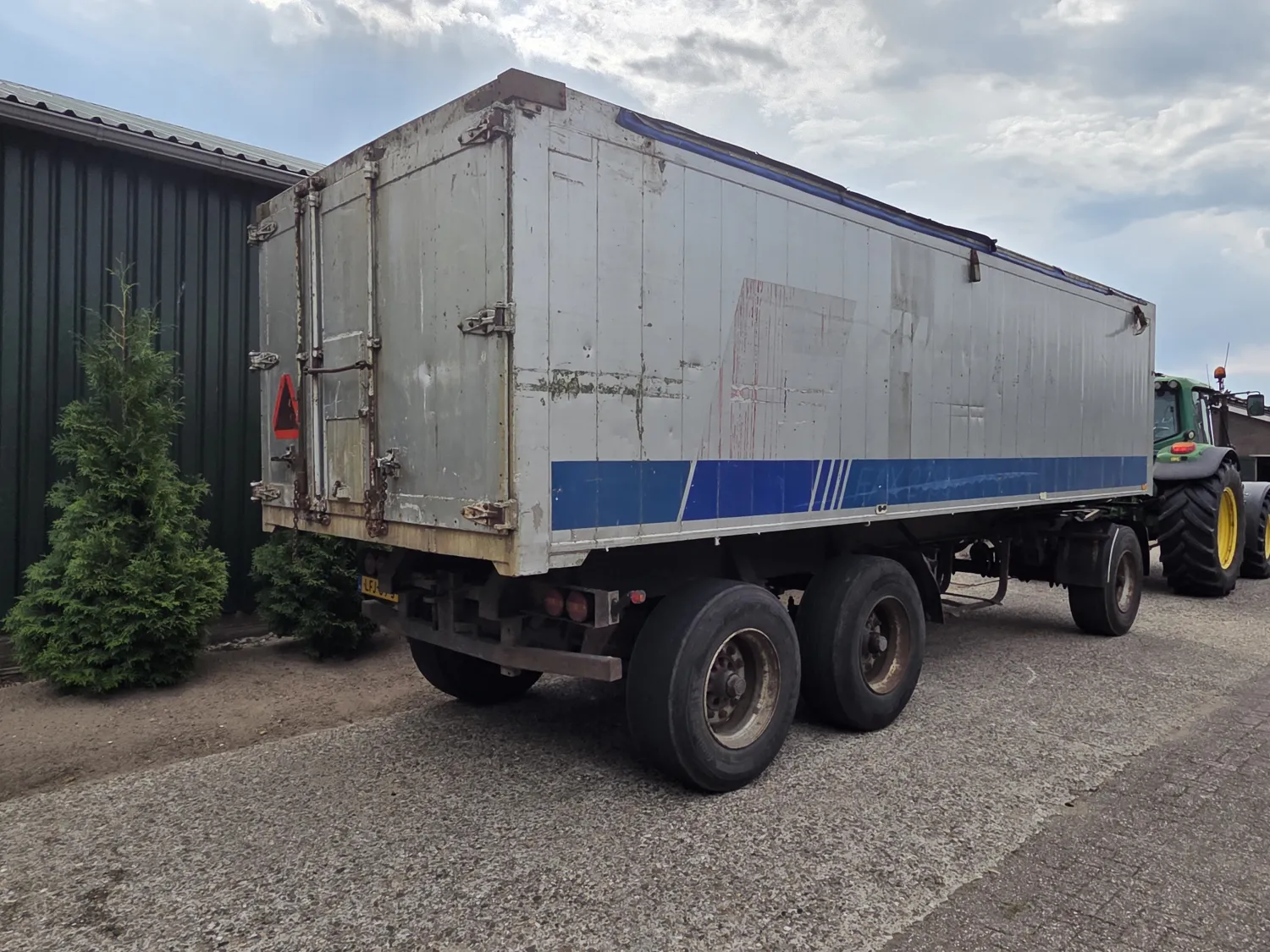Floor Transport Wagon - Aluminum Bin - Hydraulic Brake