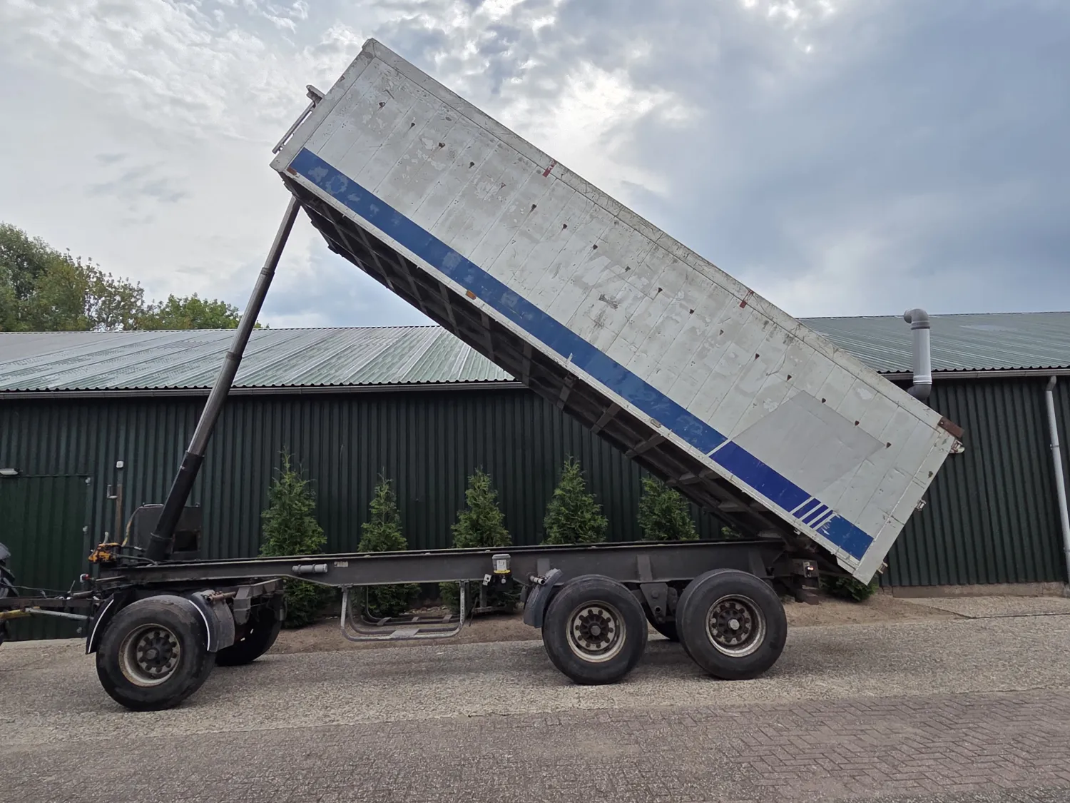 Floor Transport Wagon - Aluminum Bin - Hydraulic Brake