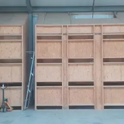 Drying Wall for Boxes 120x100 with Fans & Heather Blocks