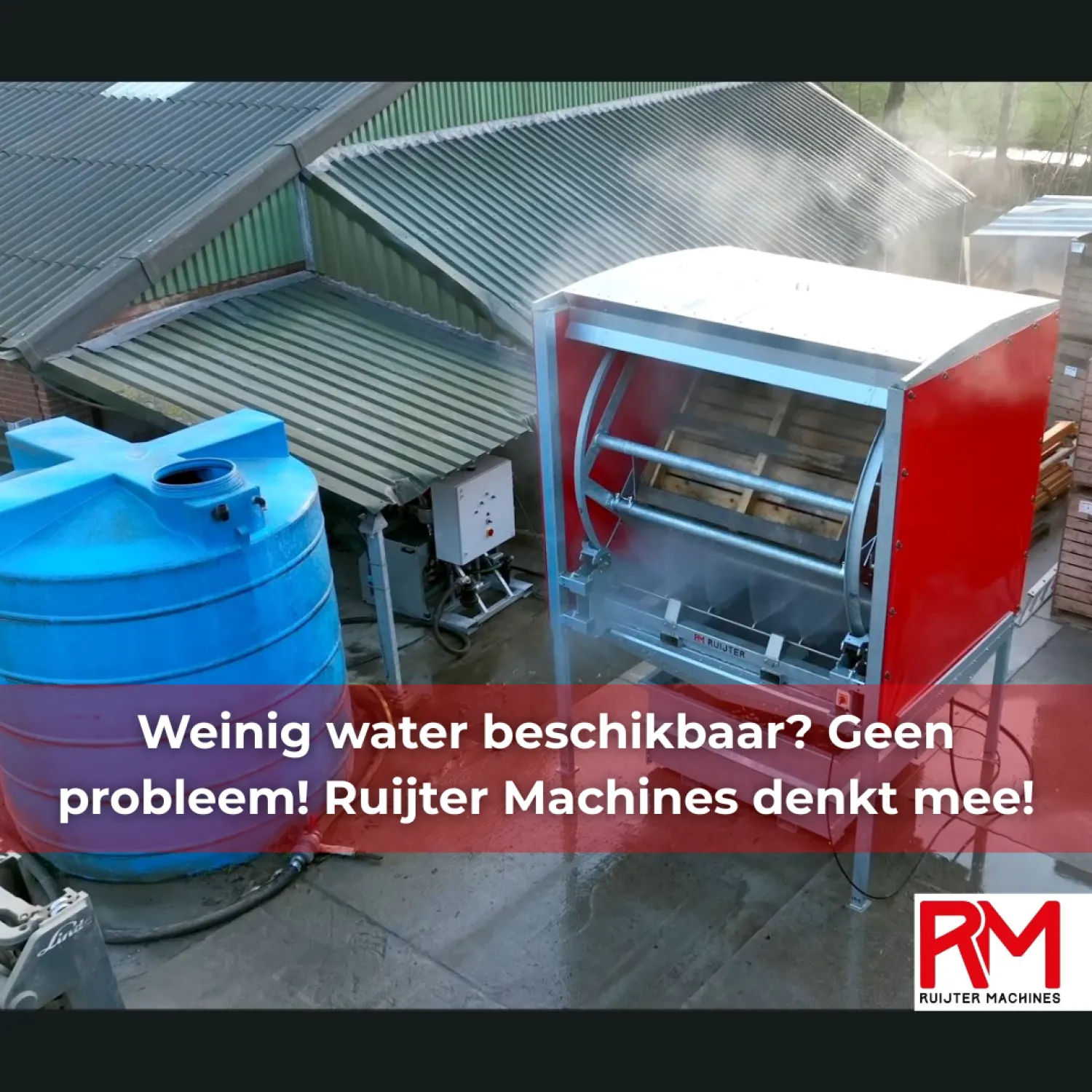 Waterbesparende kistenwasser | Oplossingen voor beperkte watervoorziening