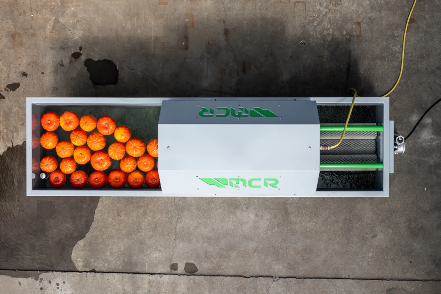 RVS Trommelwasser voor wortelen, aardappelen en bieten