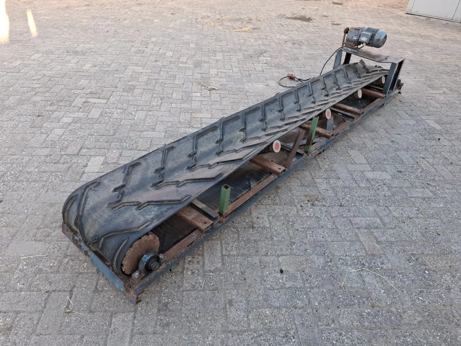 Transportband 390cm - Trogvorm | Efficiënt Materiaal Transport