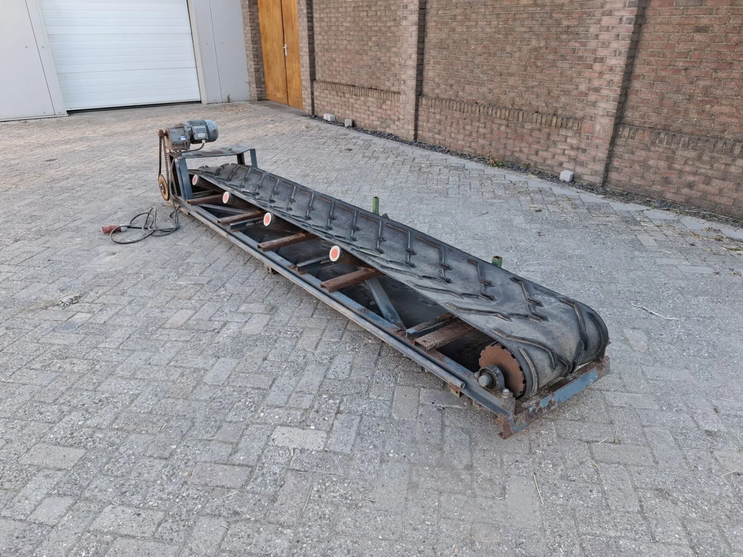 Transportband 390cm - Trogvorm | Efficiënt Materiaal Transport