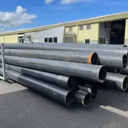 PVC Buizen 250mm Gebruikt - 8-10 Meter Lengte
