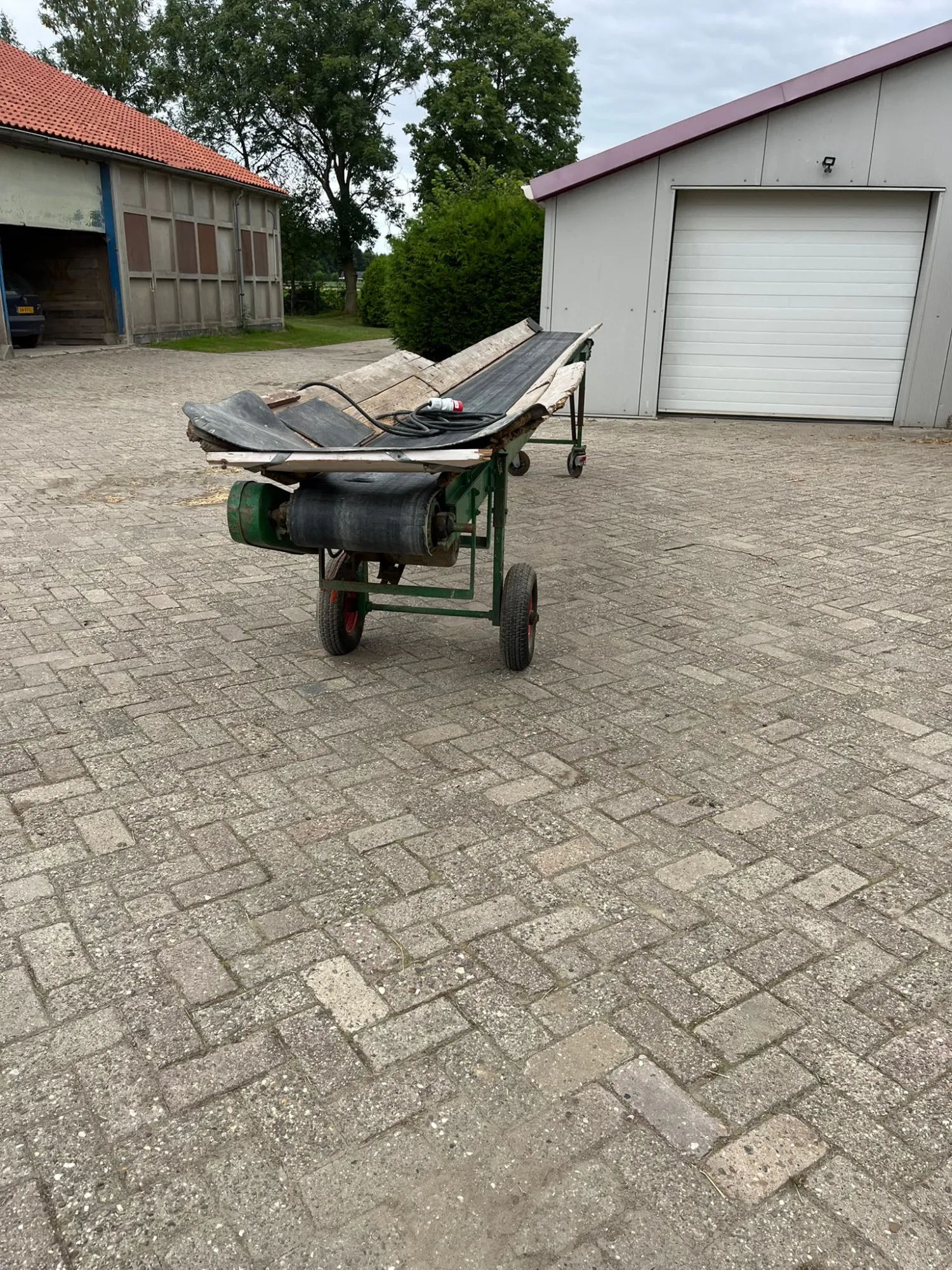 Visser Transportband | 614 cm | Kettingaandrijving