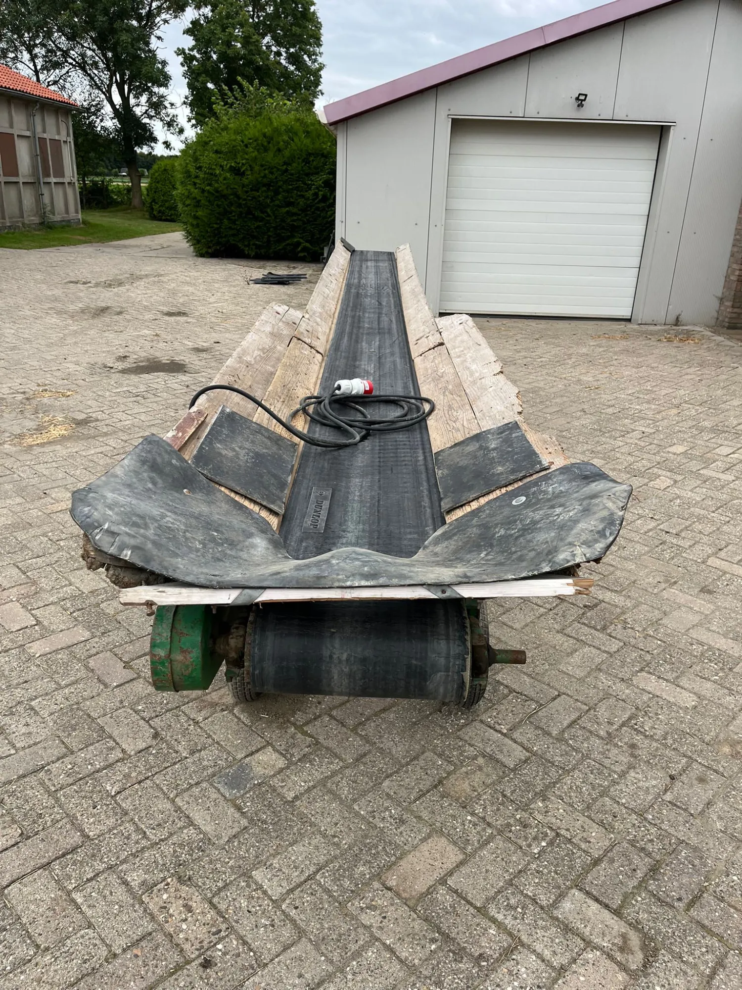 Visser Transportband | 614 cm | Kettingaandrijving
