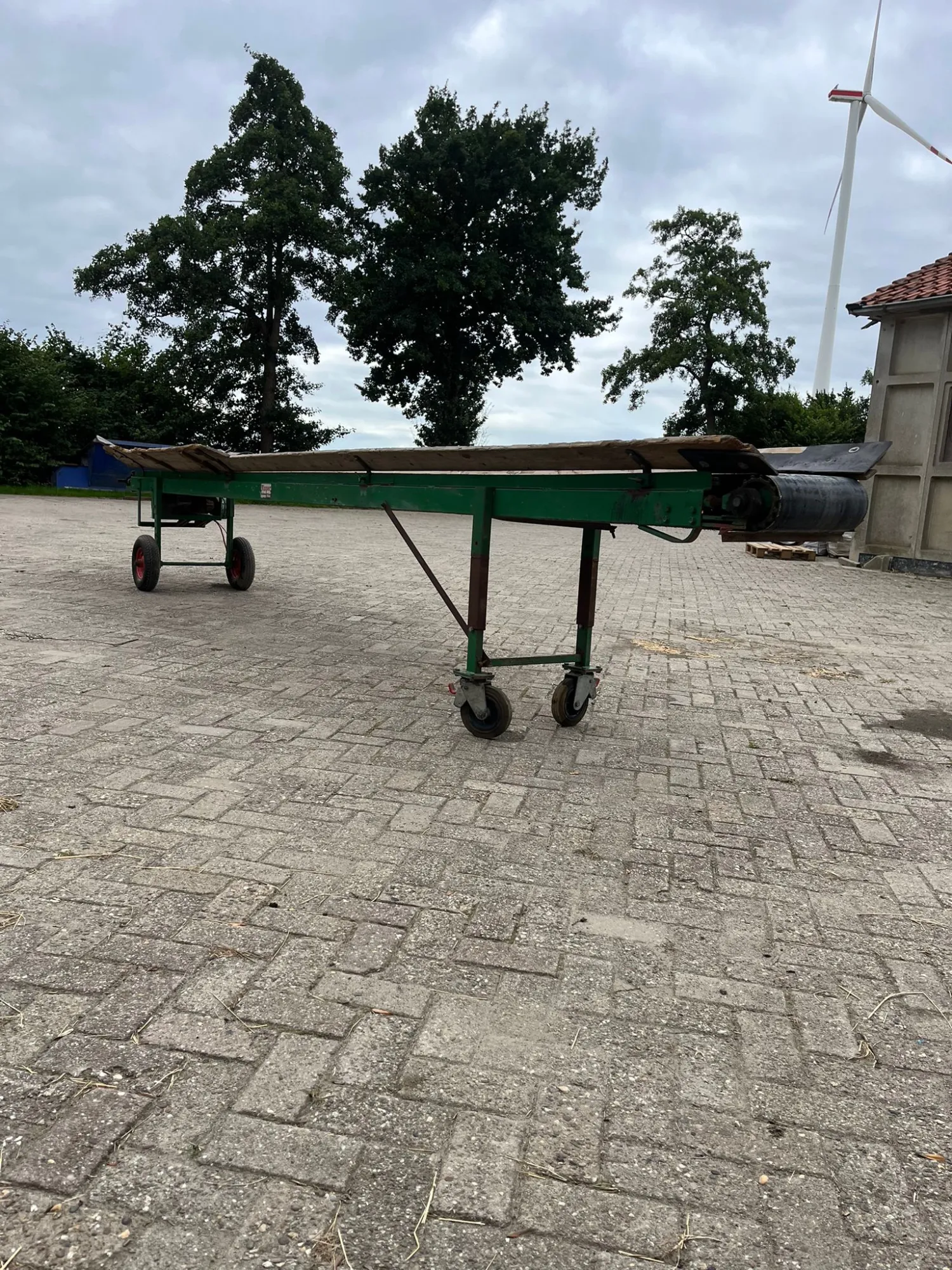 Visser Transportband | 614 cm | Kettingaandrijving