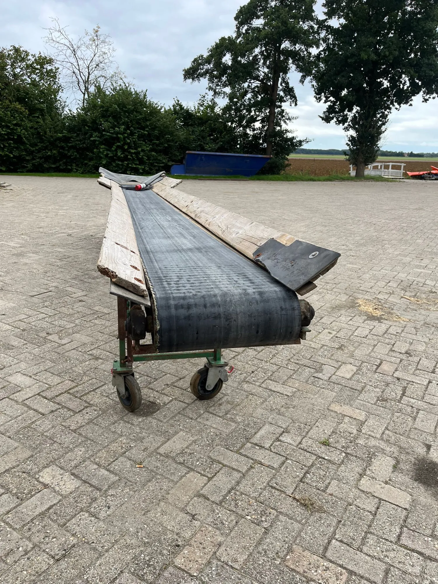 Visser Transportband | 614 cm | Kettingaandrijving