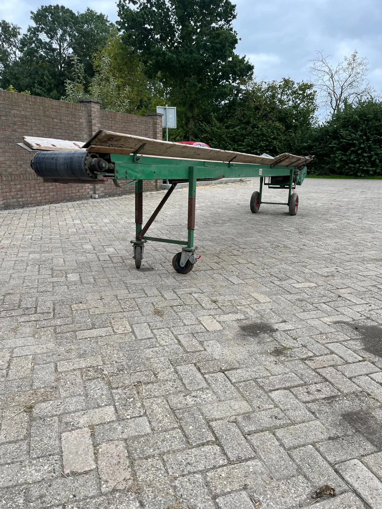 Visser Transportband | 614 cm | Kettingaandrijving