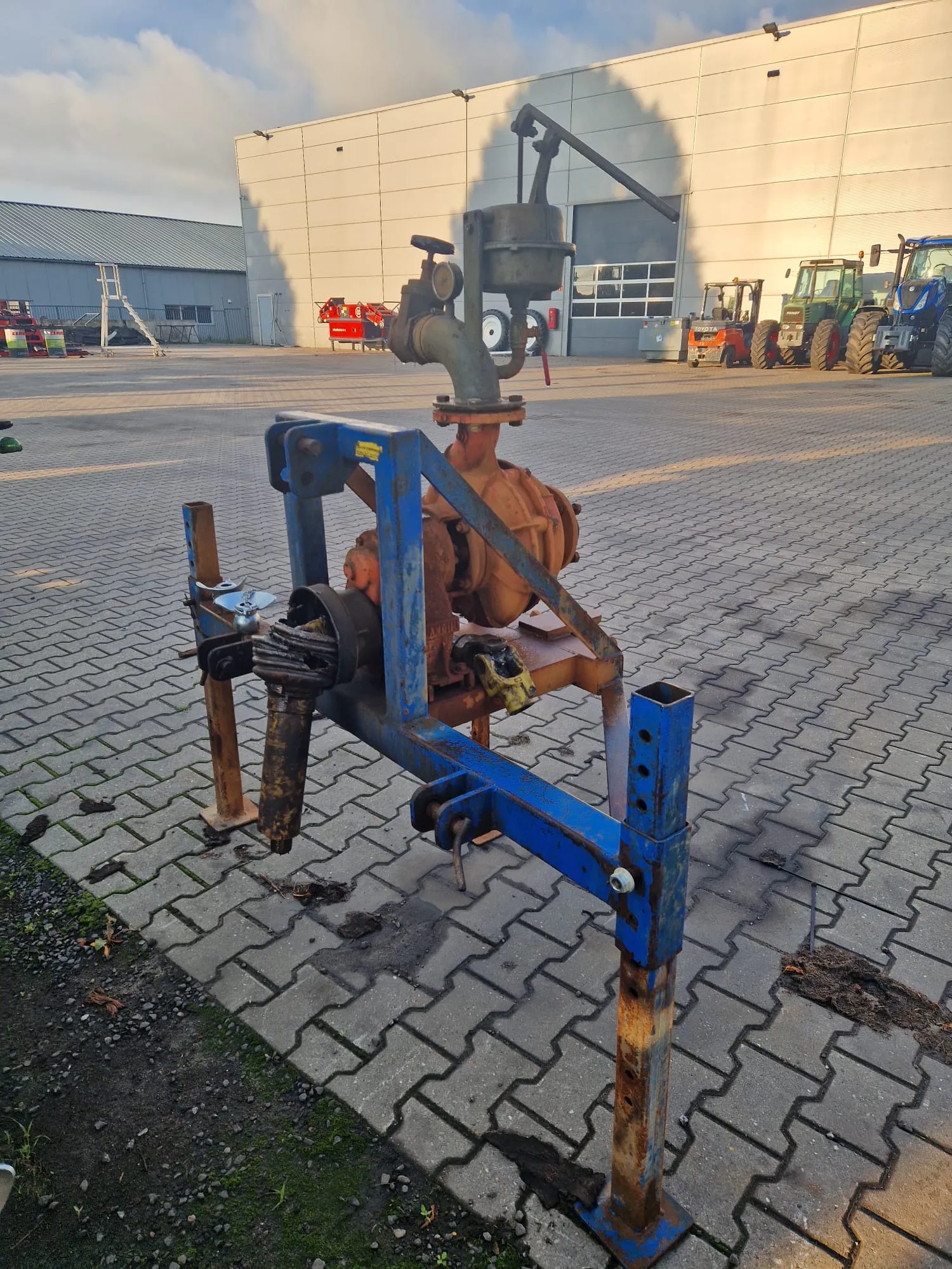 Landini CMS 65A: Tractor met aanzuigpomp & drukmeter