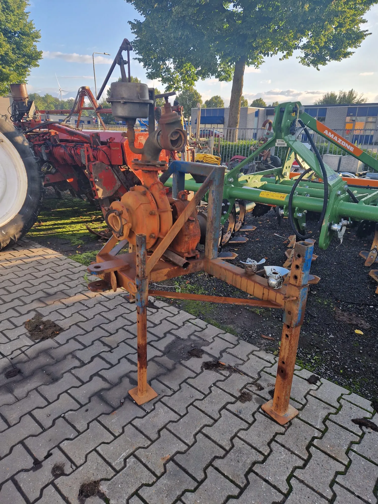 Landini CMS 65A: Tractor met aanzuigpomp & drukmeter