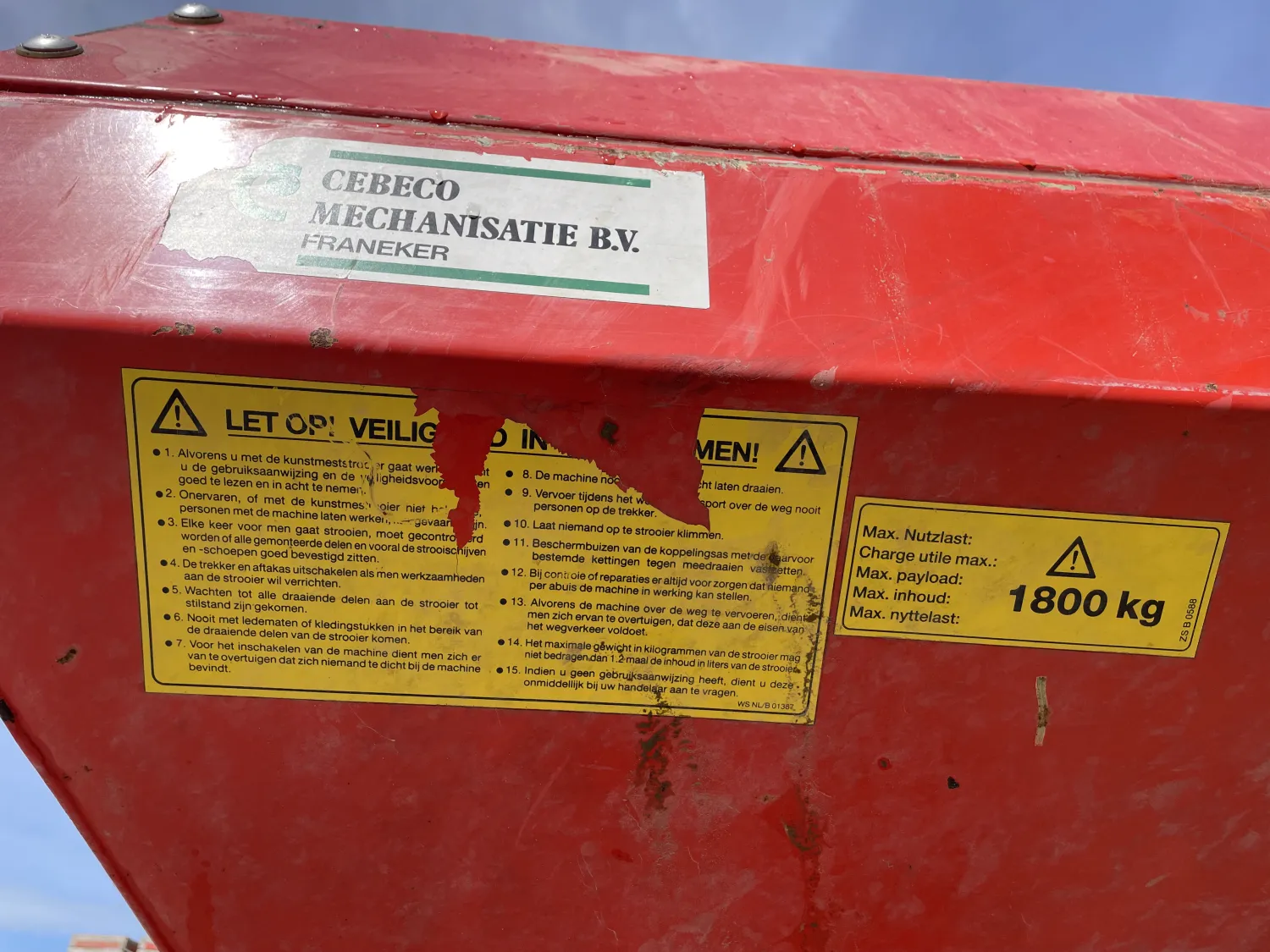Kuhn Strooier | 1800 kg Capaciteit te Koop