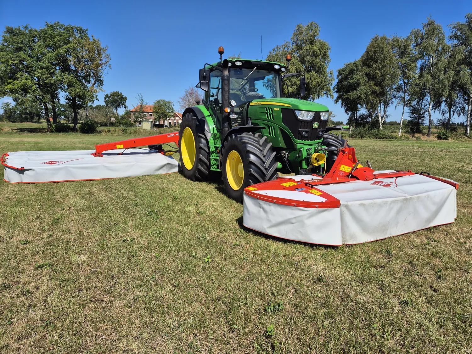 Kuhn Schijvenmaaier Set - 7 Meter Werkbreedte