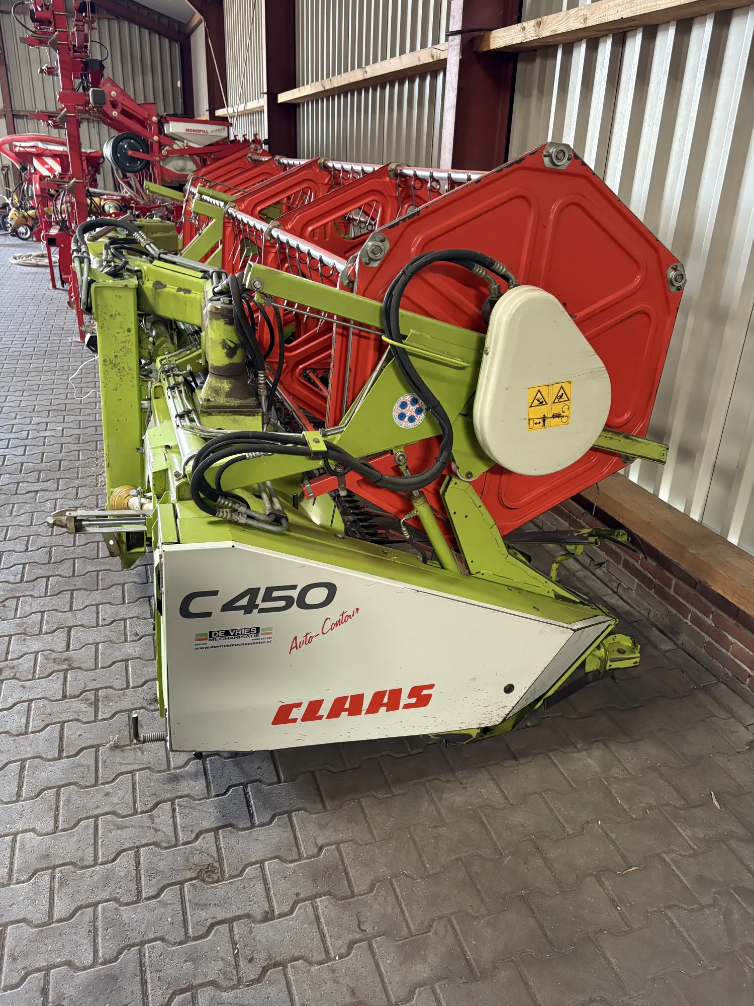 Claas C450 Maaibord - Autocontour, Hydraulische Haspel - 2004