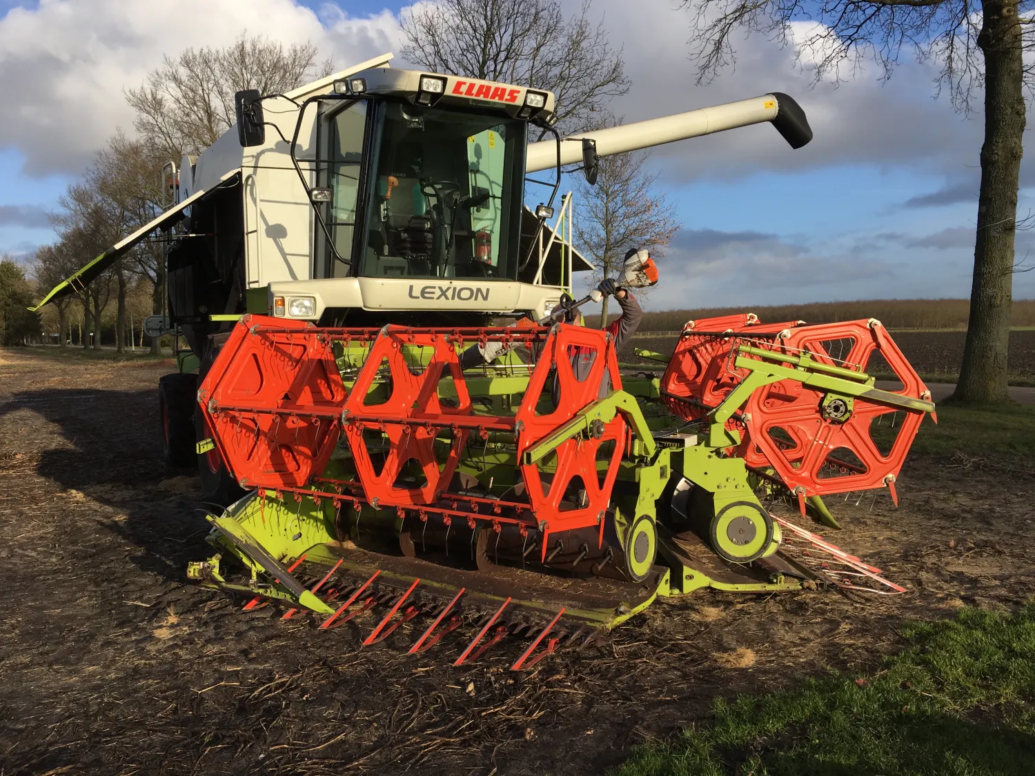 Claas C450 Maaibord - Autocontour, Hydraulische Haspel - 2004