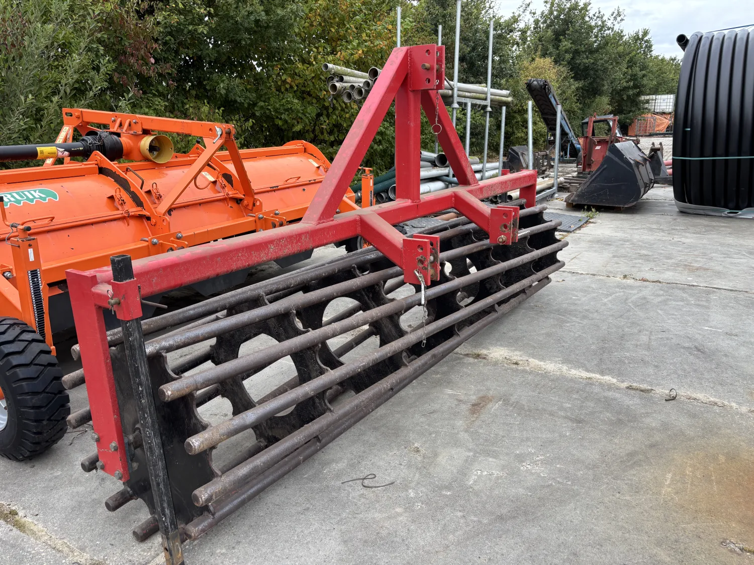 Kooirol 3.25m met driepuntsframe | Landbouwrol te koop