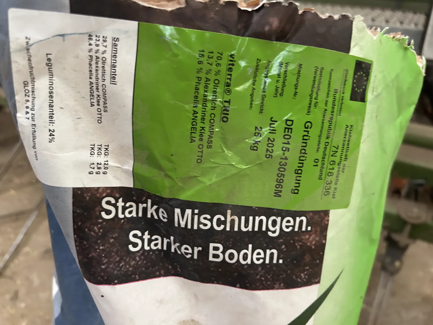Groenbemester Mengsel met Bladrammenas - 25 kg Zak