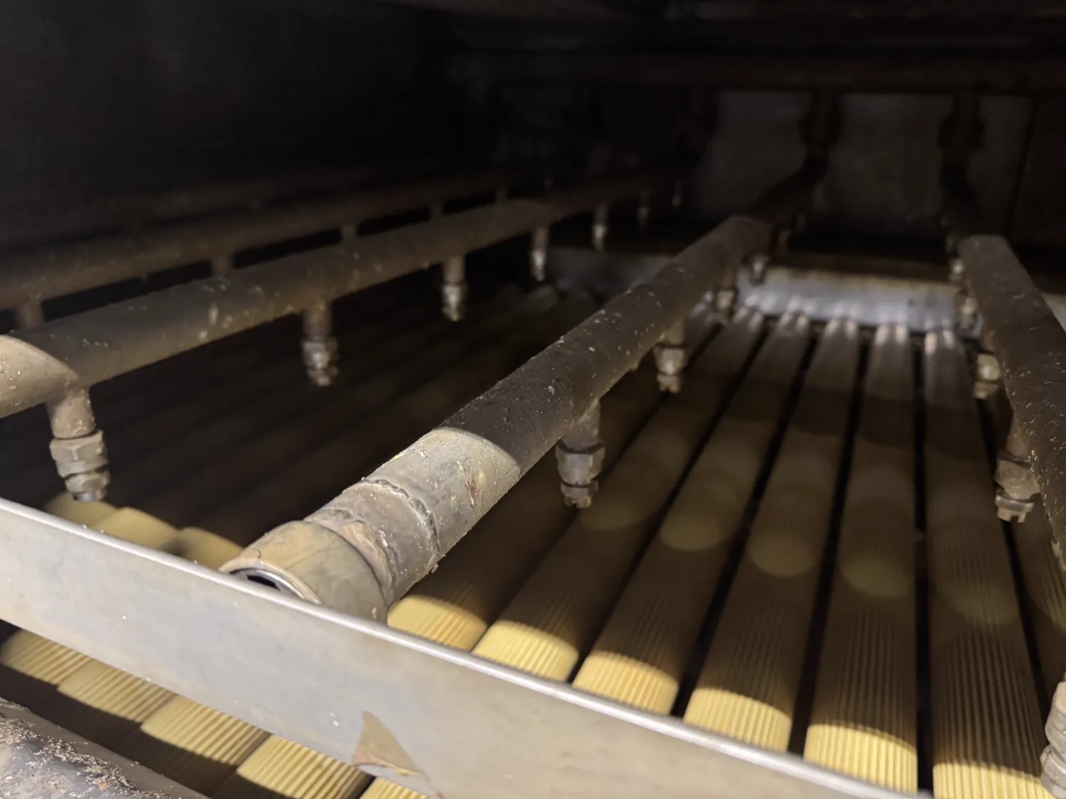 Laveuse de pommes de terre Lubot (1999) - Inox, pompe & sécheur