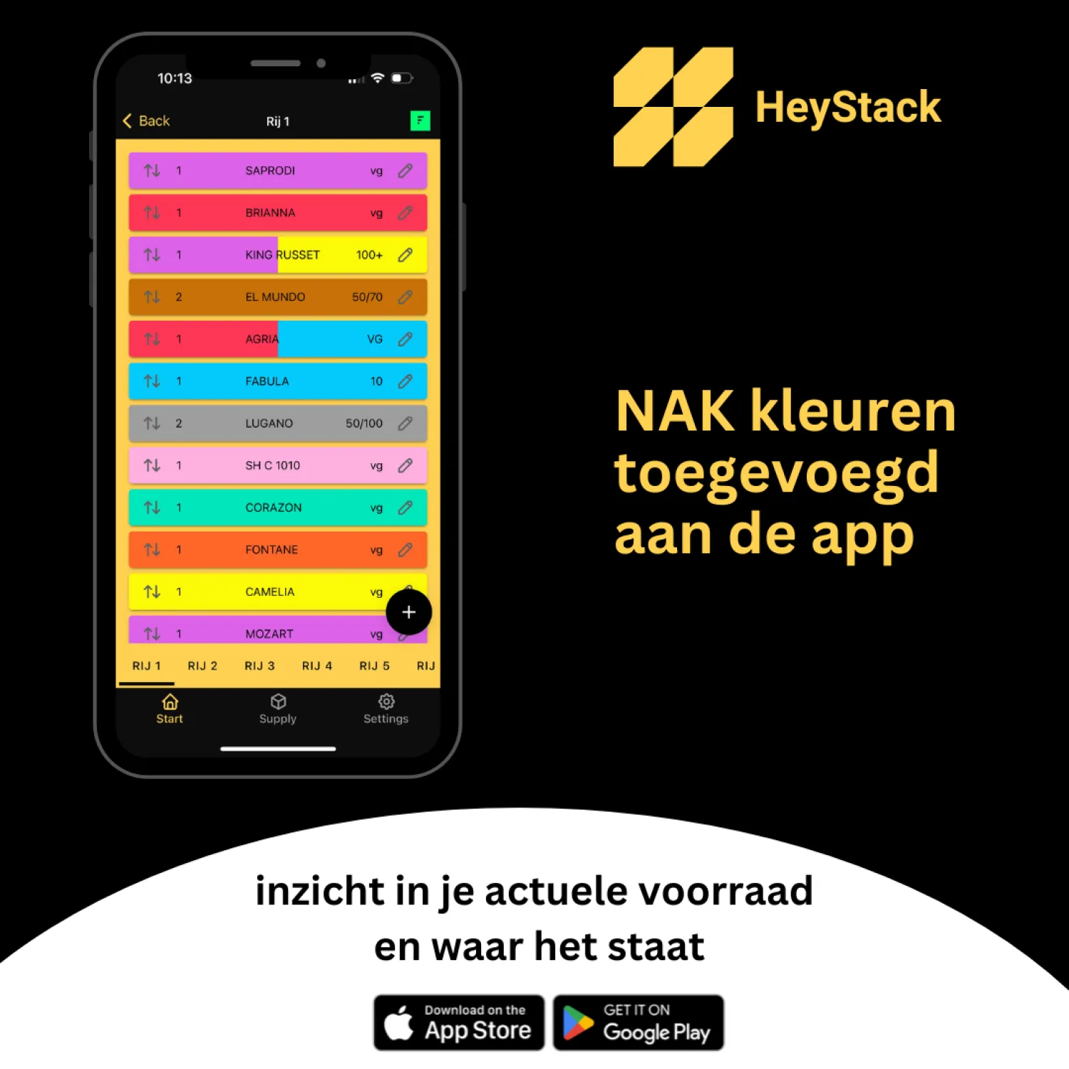 Digitaliseer uw voorraad eenvoudig | Overzichtelijke landbouw app