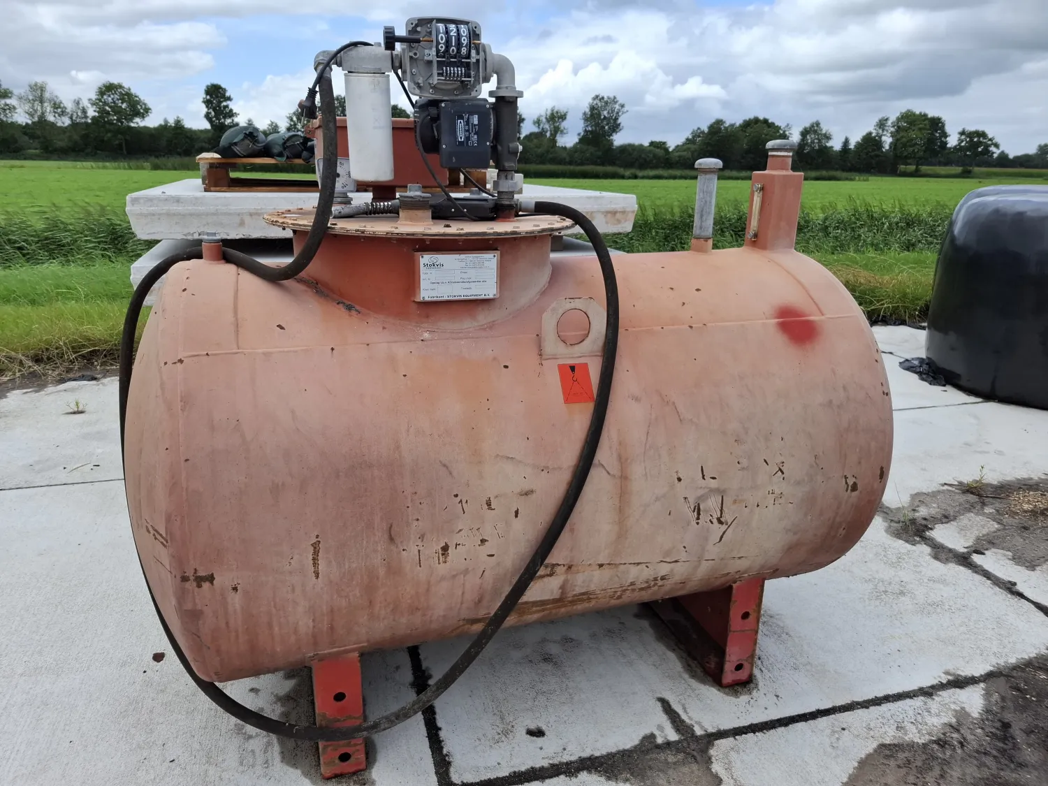 Dieseltank 1200l te koop - Goede staat