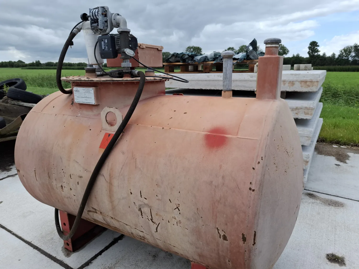 Dieseltank 1200l te koop - Goede staat