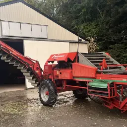 Aardappelrooier Kverneland UN 2400 - Leestafel & Gestuurde As