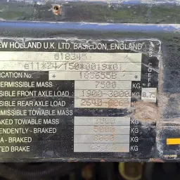 New Holland TS115 SLE te koop - Bouwjaar 2002, 6 cilinder