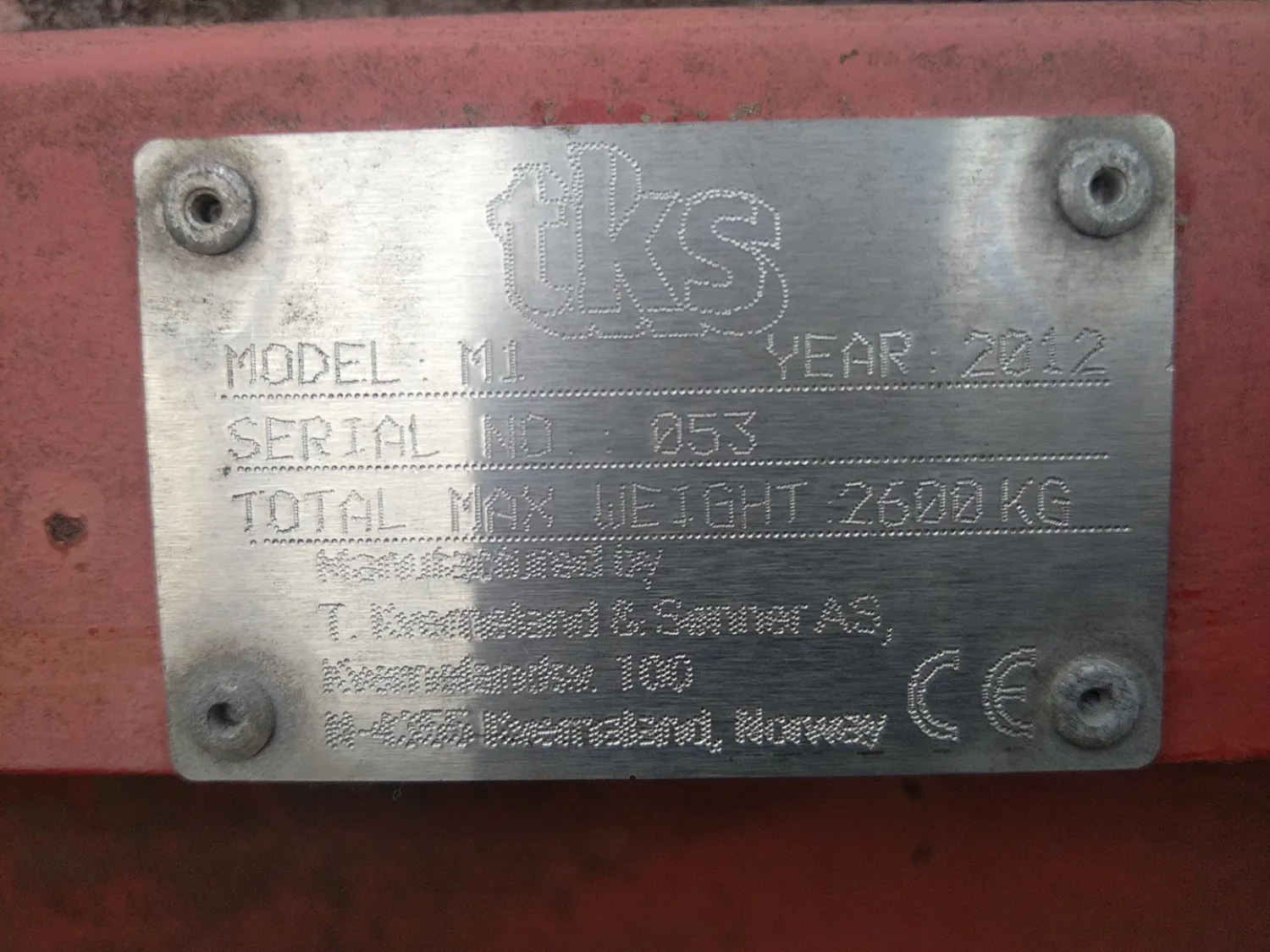 TKS Voeder Hopper M1 - Goede Staat