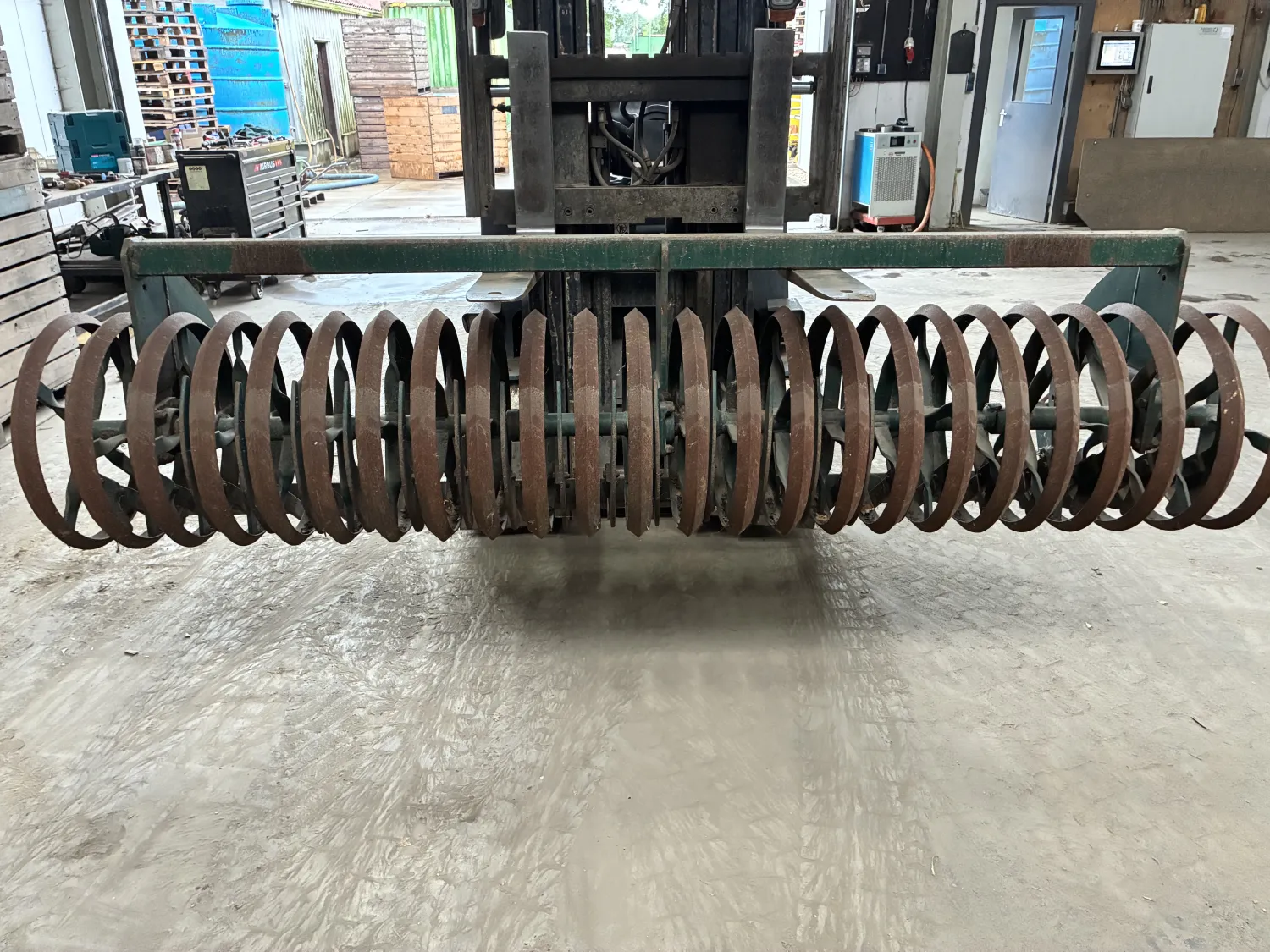 Tăvălug Cambridge 3 m lățime de lucru, inele de 60 cm
