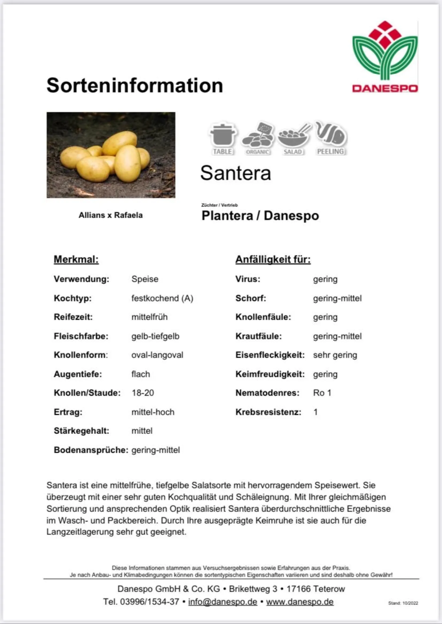 Gecertificeerde pootaardappelen | Biologisch & Conventioneel