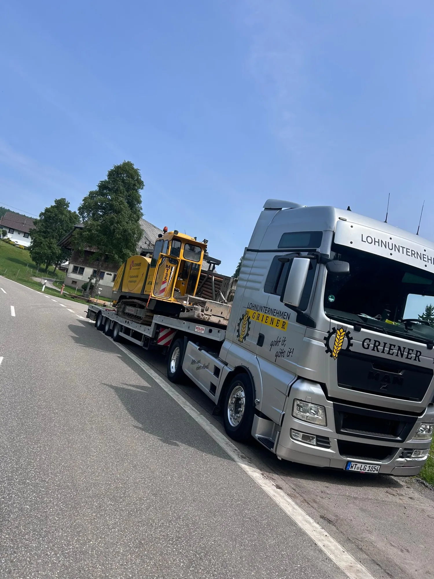 Nationaal transport: landbouwmachines & bulkgoederen