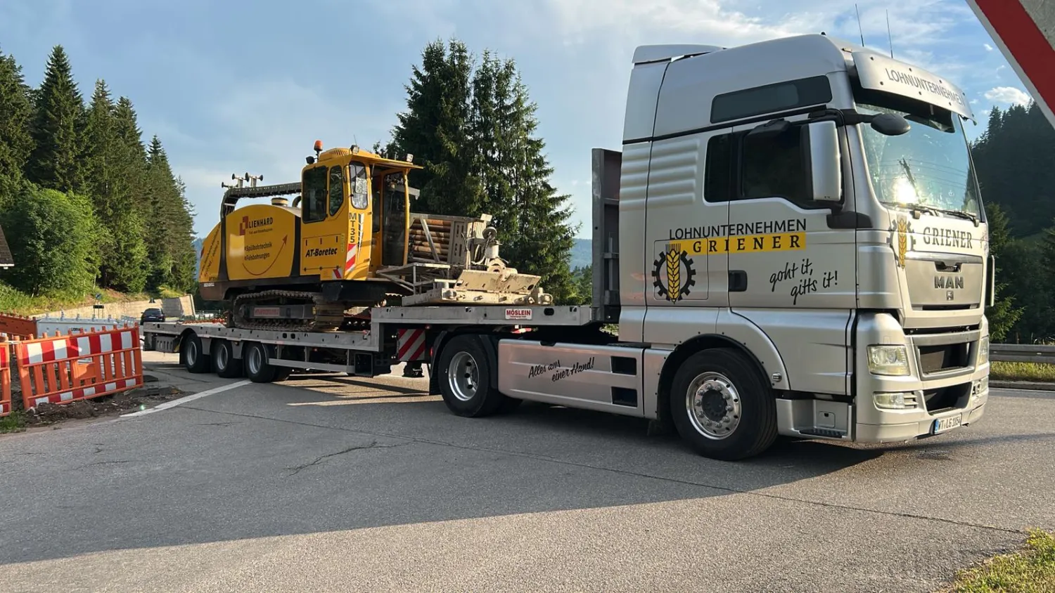 Nationaal transport: landbouwmachines & bulkgoederen
